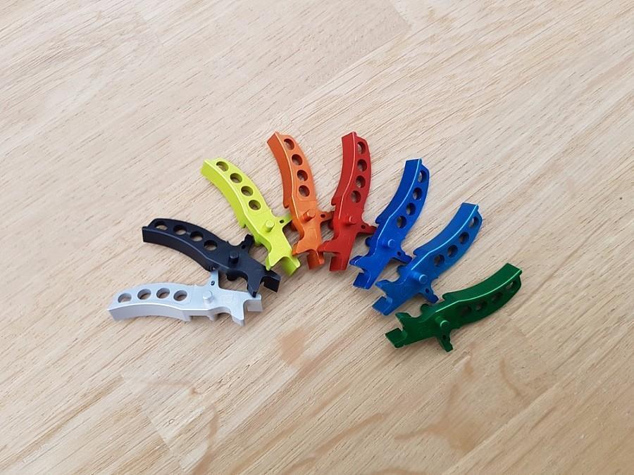 CNC trigger M4/AR15 - D, red