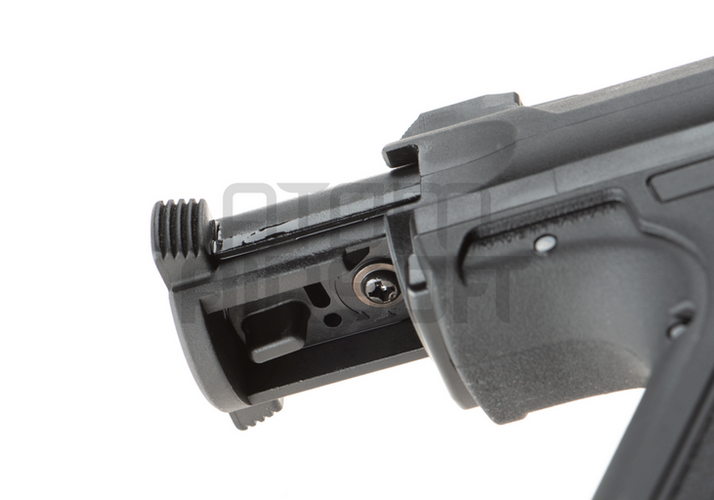 Action Army AAP-01 kaasupistooli, kertatuli/sarjatuli - musta