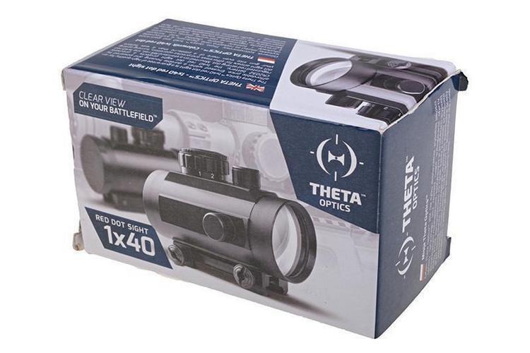Theta Optics™ Reflex punapistetähtäin 1x40 – musta