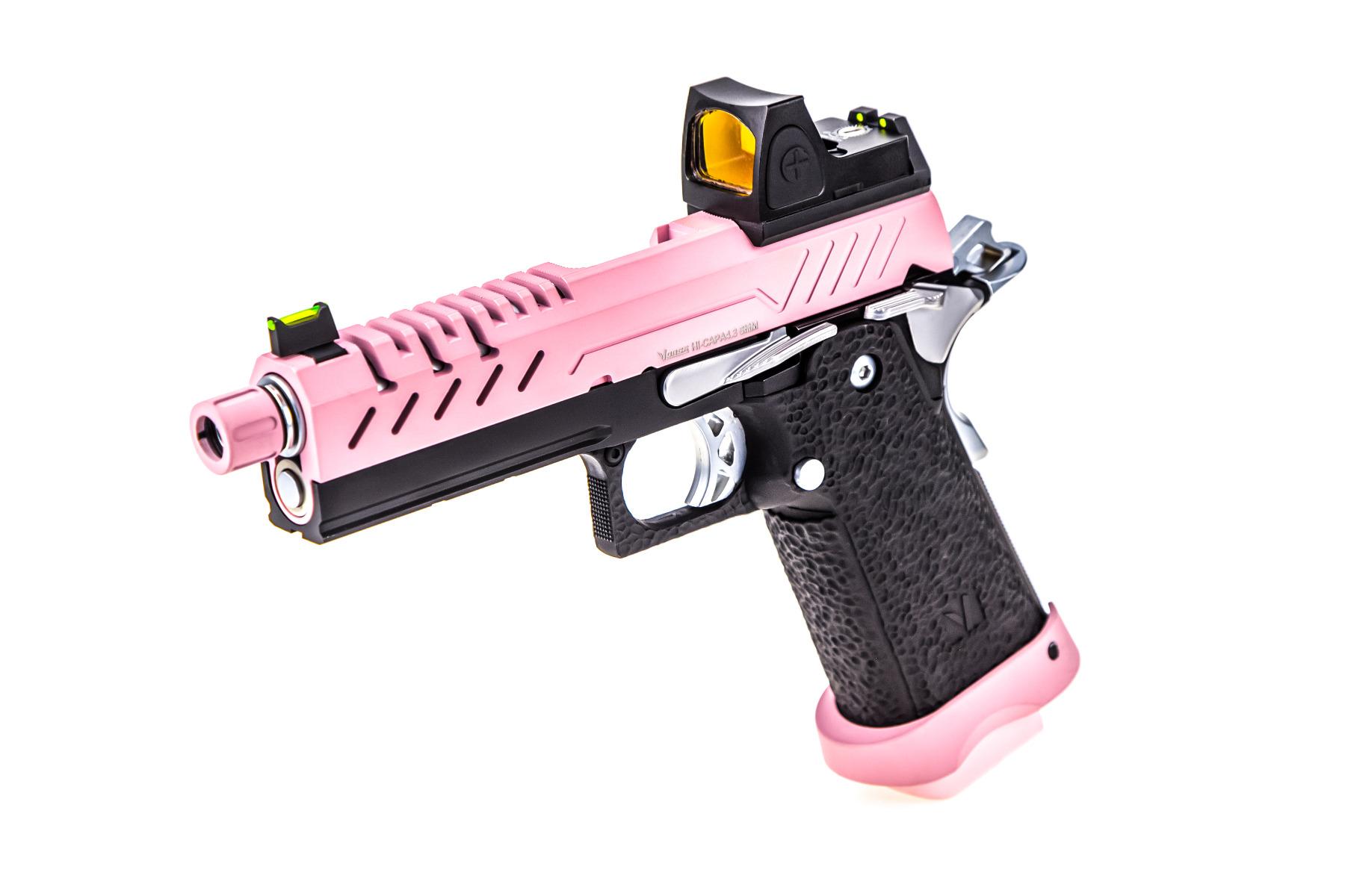 Hi-Capa 4.3 + BDS gas pistol - pink