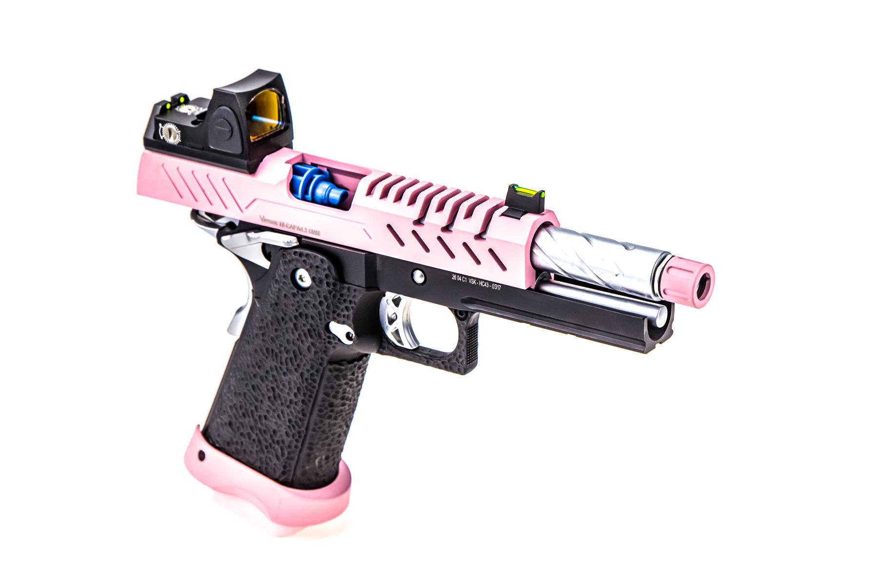 Hi-Capa 4.3 + BDS gas pistol - pink