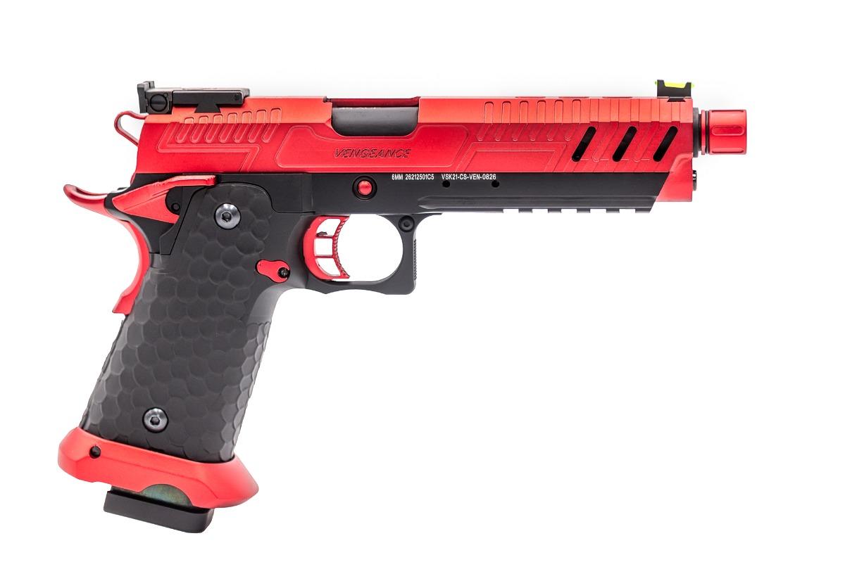 Vengeance CS Hi-Capa gas pistol - red