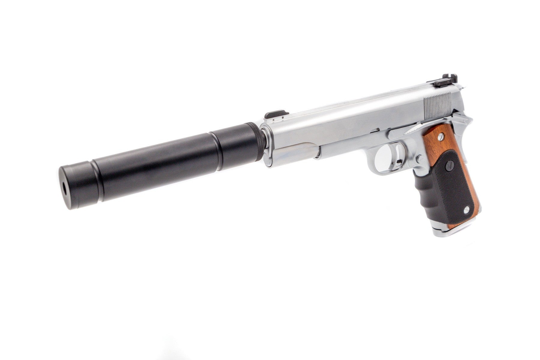 Agency VX-9 gas pistol - chrome