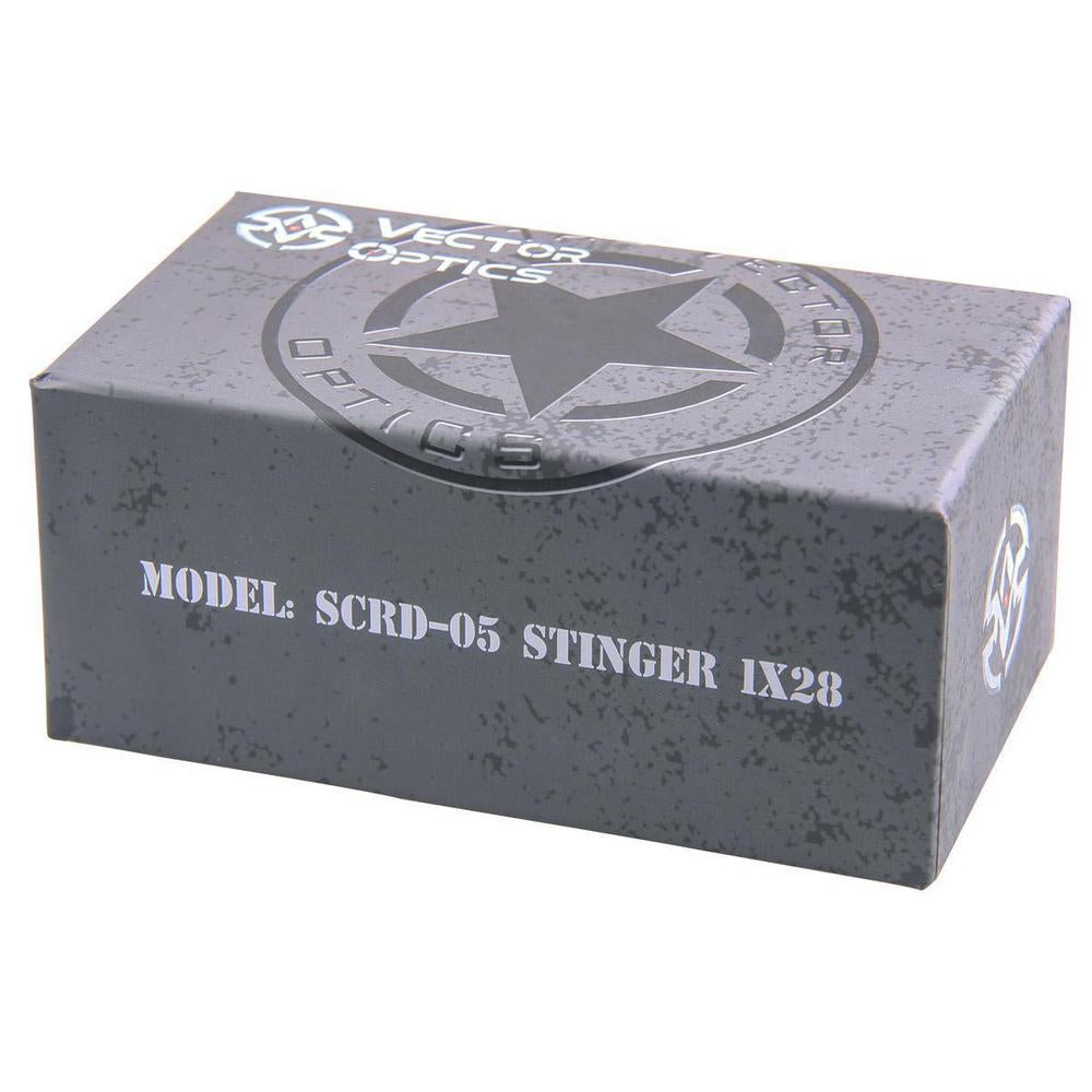 Stinger 1x28 puna-/viherpistetähtäin