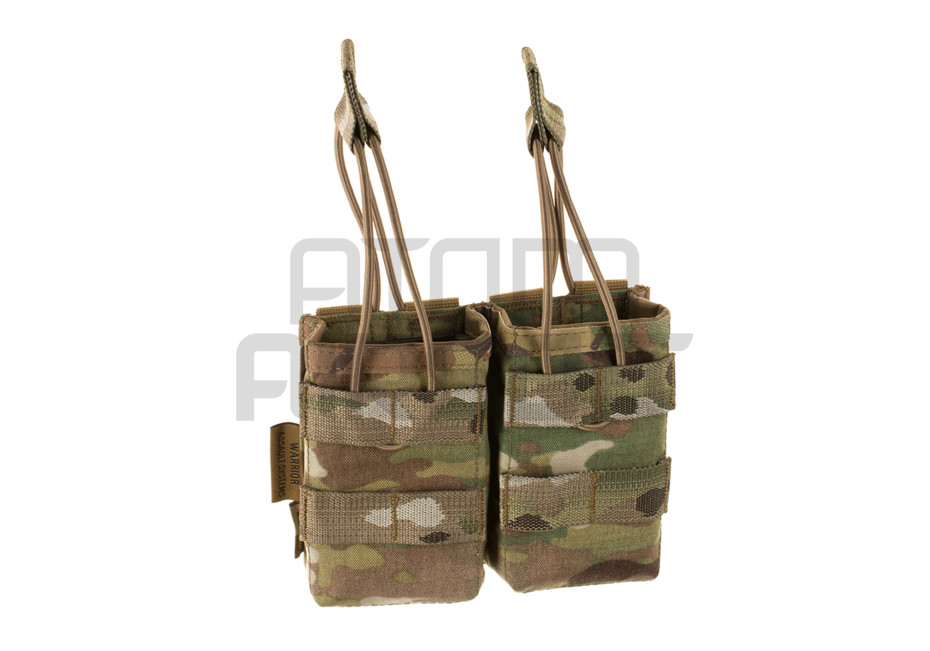 AK 7.62mm open top magazine pouch for two magazines - Multicam