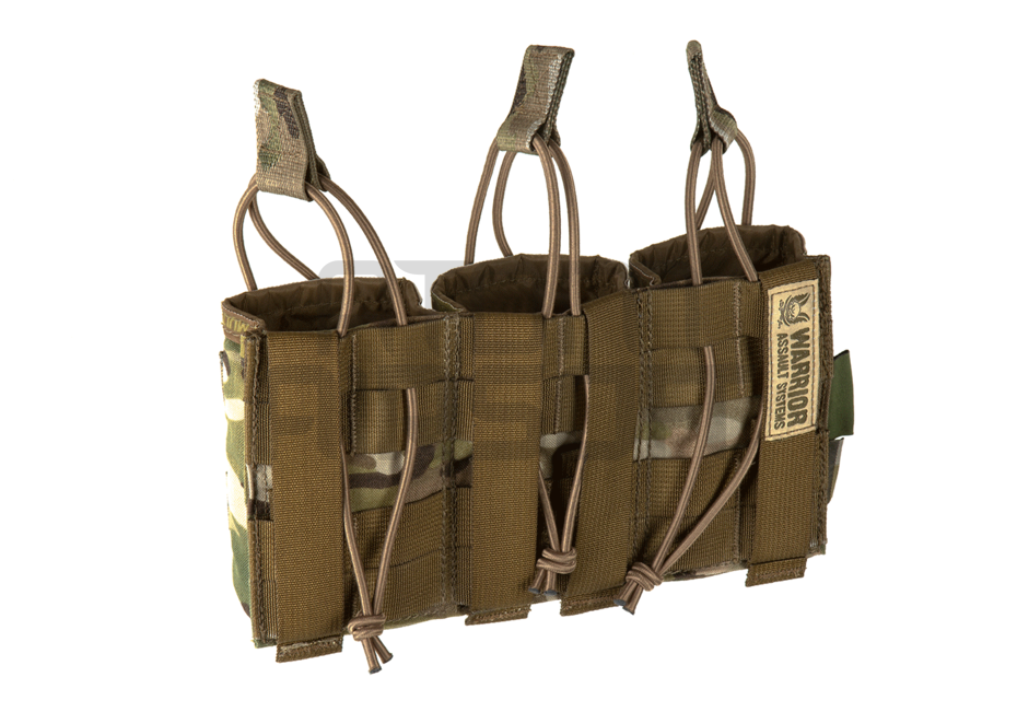 Warrior AK 7.62mm open top lipastasku kolmelle lippaalle - Multicam (Kopio)